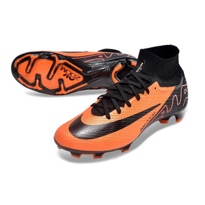 Zapatillas de fútbol Air Zoom Mercurial Superfly IX Elite FG Negro Y Naranja