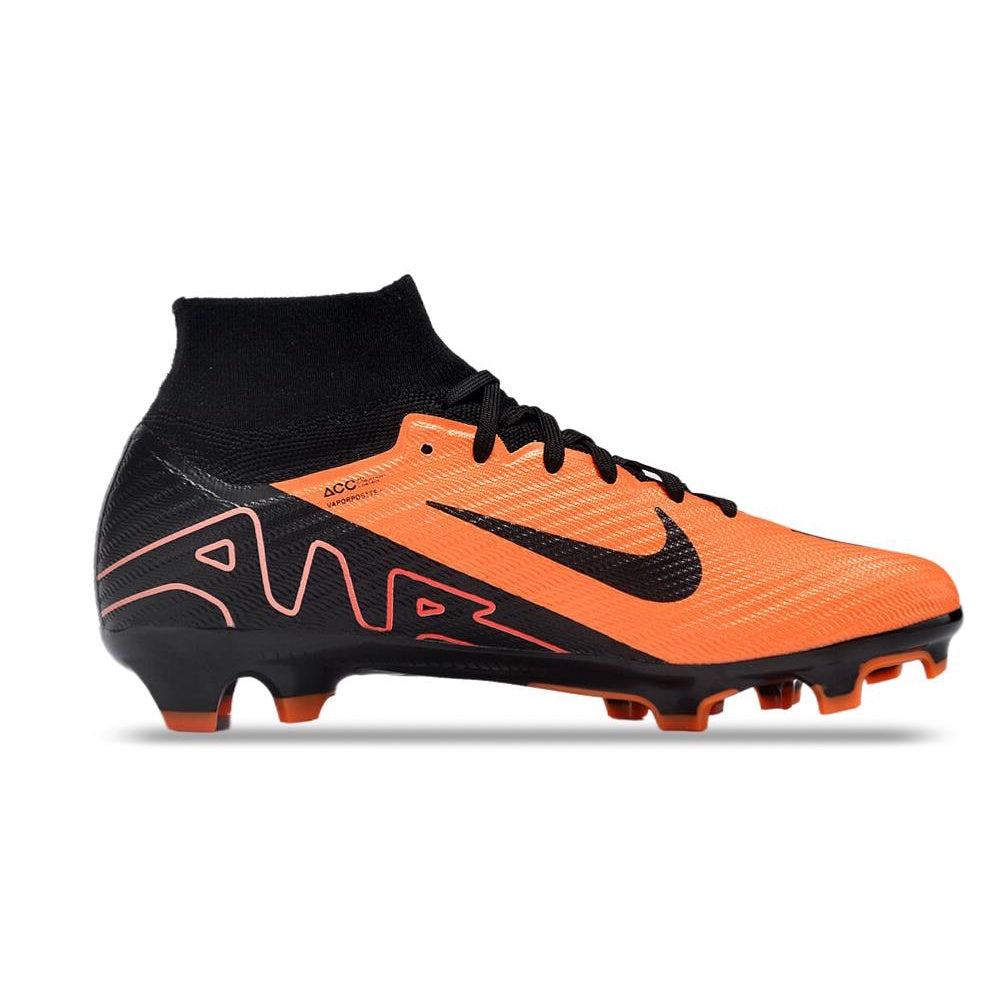 Zapatillas de fútbol Air Zoom Mercurial Superfly IX Elite FG Negro Y Naranja