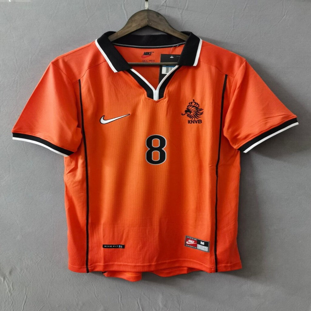 Camiseta Retro Holanda  Bergkamp Año 1998