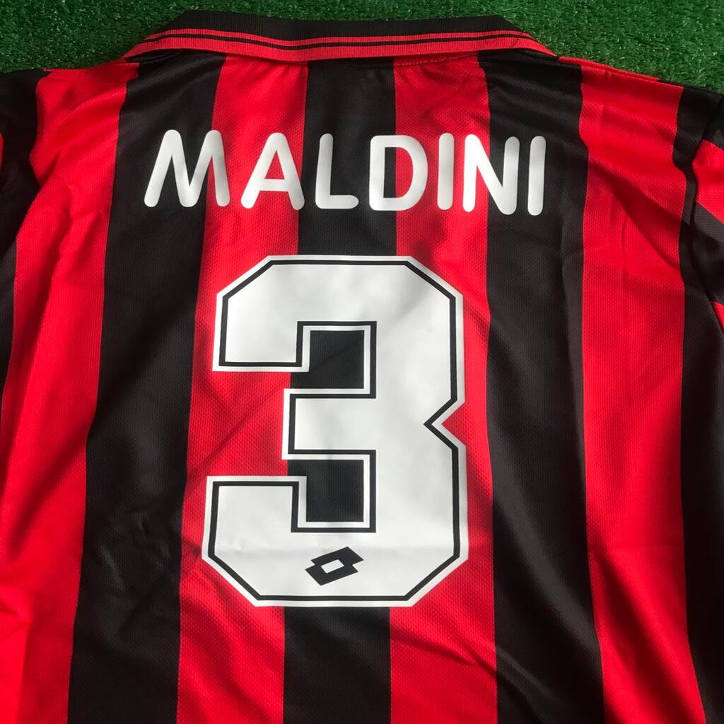 Camiseta Retro AC Milan Maldini - 96/97