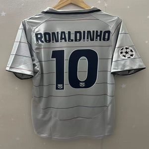 Camiseta Retro Barcelona Ronaldinho - 2004/2005