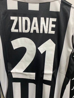 Camiseta Retro Zidane Juventus manga larga Año 1999/2000