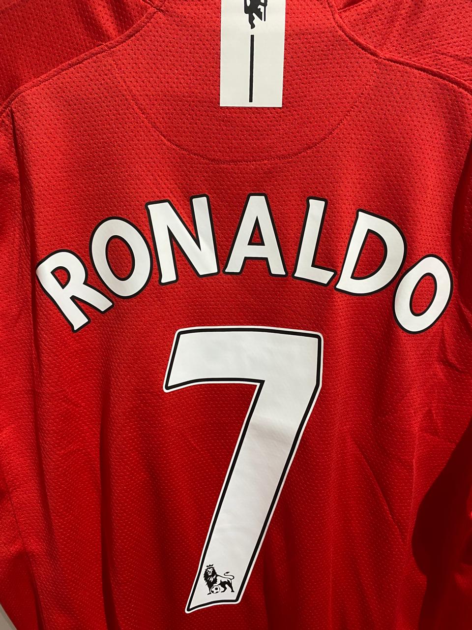 Camiseta Retro Manchester United Cristiano Ronaldo Año 2007/2008