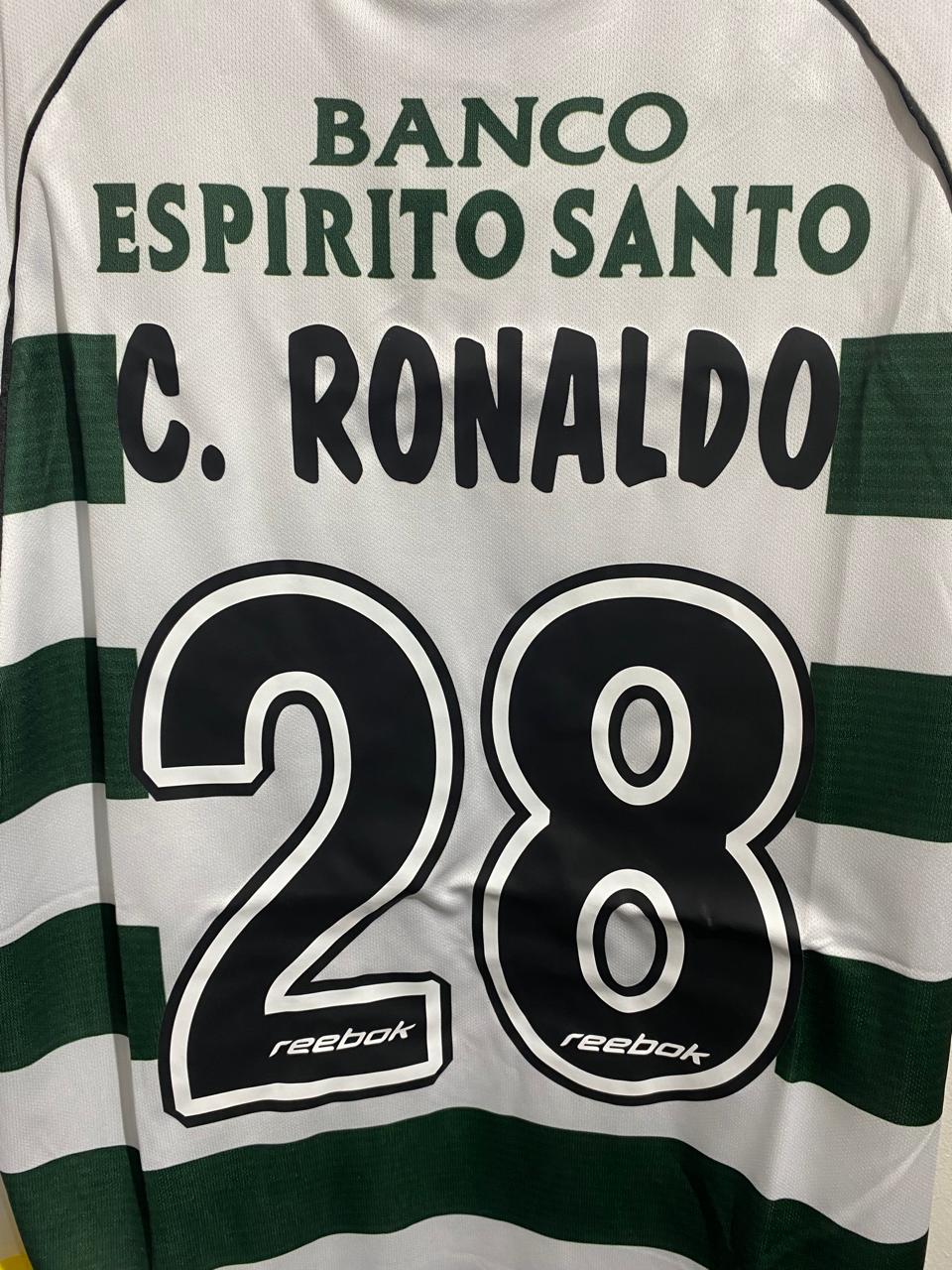 Camiseta Retro Sporting de Lisboa C.Ronaldo Año 2001/2003