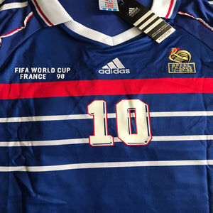 Camiseta Retro Zidane Francia Año 1998