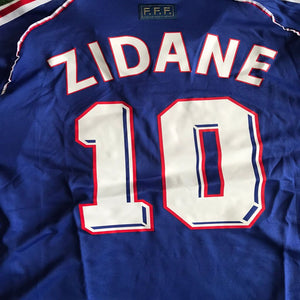 Camiseta Retro Zidane Francia Año 1998