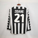 Camiseta Retro Zidane Juventus manga larga Año 1999/2000