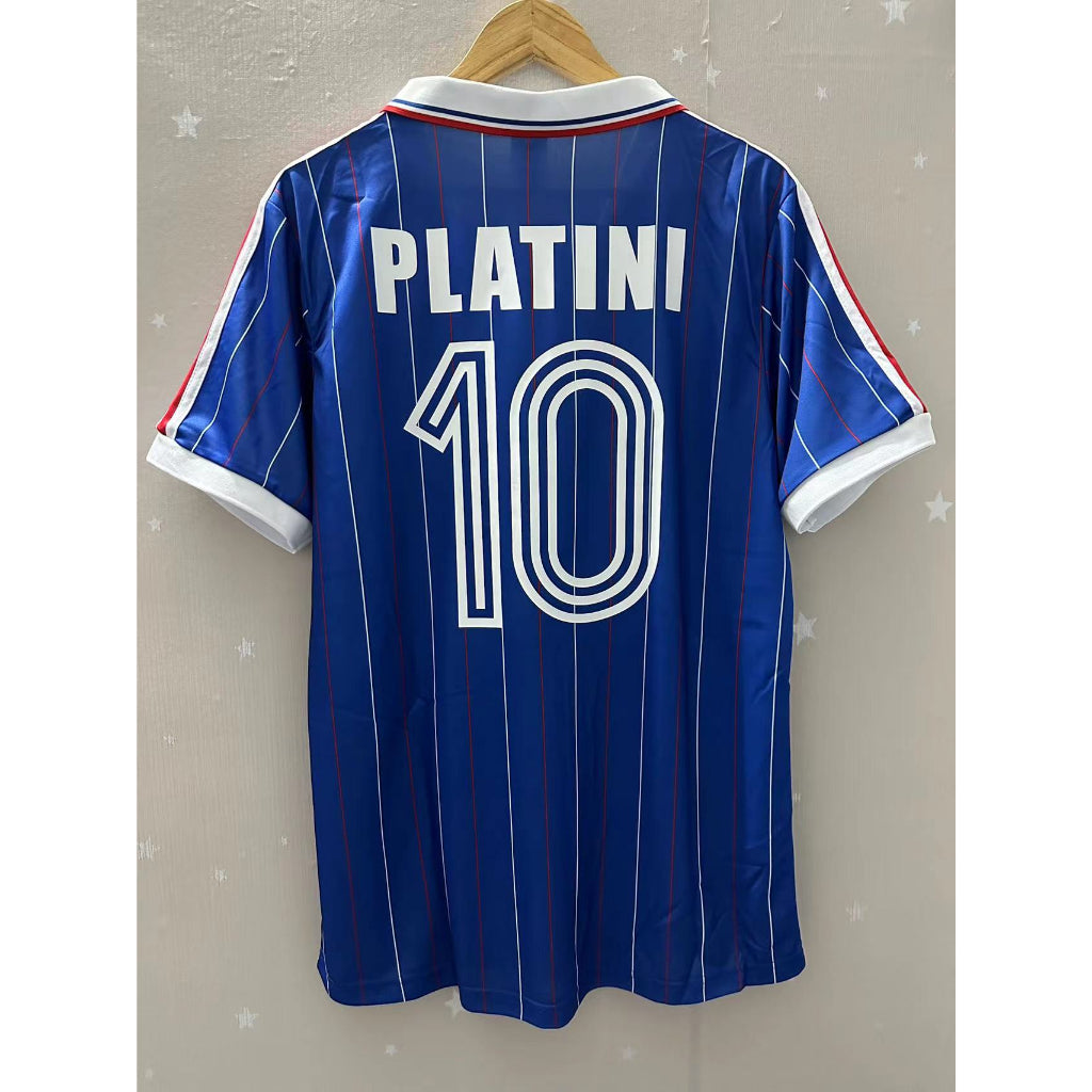 Camiseta Retro Francia Platini Año 1982