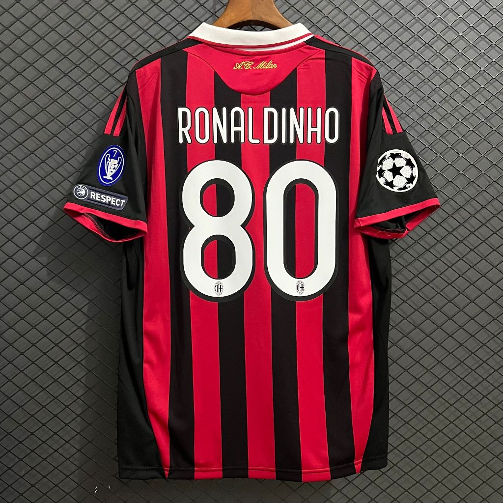 Camiseta Retro Ac Milan Ronaldinho - 09/10