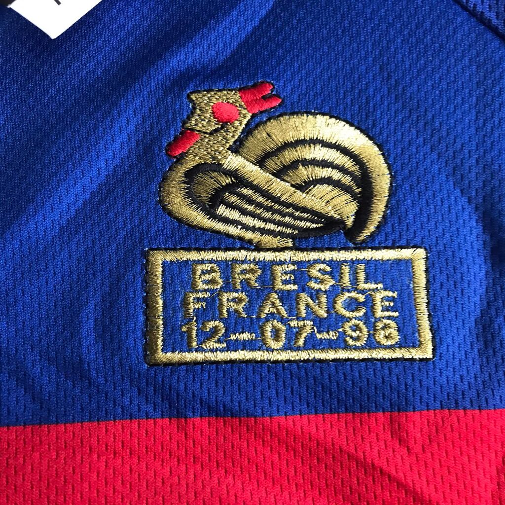 Camiseta Retro Zidane Francia Año 1998